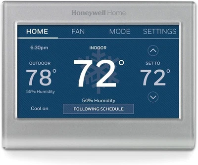 Honeywell RTH9585WF Wi-Fi Smart Color Thermostat 7-Day Programmable Alexa C-Wire - Image 1 of 4