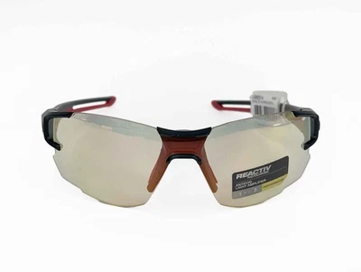 Julbo J4963314 Women's Aerolite Lightweight Sunglasses, Black/Red Frame - Image 1 of 2