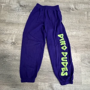 Vintage Dino Dudes Sweatpants Size 4 90s Era - Picture 1 of 6