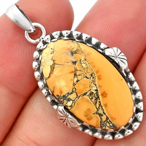 Natural Maligano Jasper - Indonesia 925 Sterling Silver Pendant Jewelry P-1730 - Picture 1 of 5