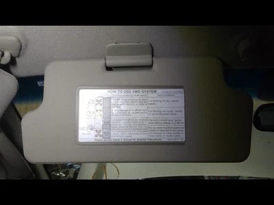 Driver Sun Visor Without Illumination Secondary Upper Fits 04-12 ARMADA 691613 Foto 1 de 4