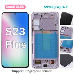 OLED For Samsung Galaxy S23 plus 5G SM-S916 LCD Display Screen Assembly w/Frame - Picture 1 of 7