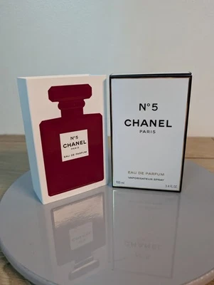 Туалетная вода-спрей CHANEL NO 5 RED EDITION 100 мл/3,4 унции ~ ПУСТАЯ КОРОБКА ~ парфюмированная вода - Изображение 1 из 4