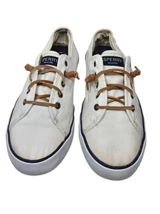 Sperry scarpa da barca donna Seacoast Top Sider bianca 11 M US - Foto 1 di 11