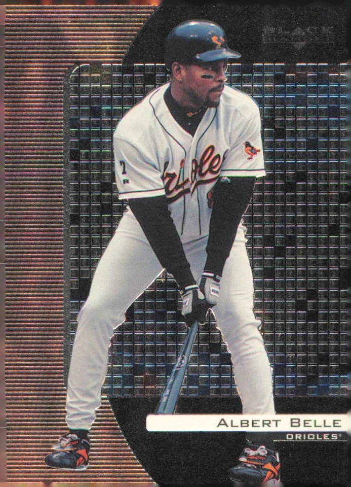 2000 Upper Deck Black Diamond #13 Albert Belle Baltimore Orioles Baseball Card - Image 1 of 2
