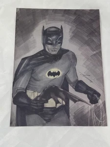 BATMAN - Hand Drawn Comic Style 8X 10 Art Print - Picture 1 of 5