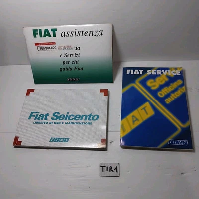 Kit libretto uso e manutenzione fiat seicento 1 edizione 2001 - Immagine 1 di 4