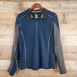 Kuhl Kashmira Herren Gr. M Blau Pullover Sportjacke 1/4 Reißverschluss Langarm - Bild 1 von 9