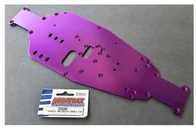 Vintage RC Duratrax DTXC6981 Aluminum Chassis 3mm Axis Thunder Nitro Quake Opt'L - Image 1 of 2