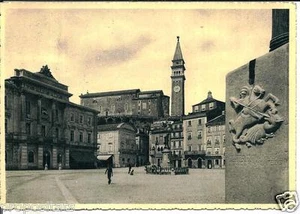sl 021 1944 PIRANO - Piazza Tartini - Slovenia - traveled - Picture 1 of 1