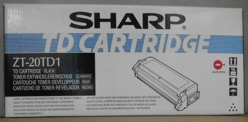 Original Sharp ZT-20TD1 Toner black für Z 20 21 23 25 26 27 ZT20TD1 OVP A - Bild 1 von 1