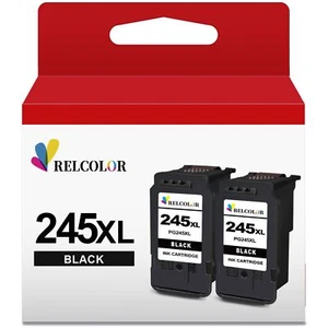 XL 245XL Black Ink Cartridge for Canon Printers High Page Yield 500 Pages - Picture 1 of 8