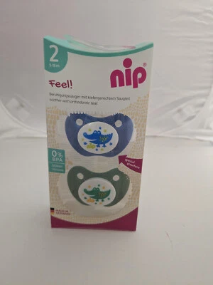 Nip Feel Silikonschnuller Kiefergerecht 2er Pack - Bild 1 von 2