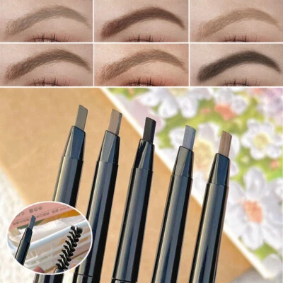Waterproof Liner Eyebrow PENCIL & BRUSH - Fine Brow Definition Shaper 6 col _ - Image 1 of 4