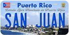 San Juan PR01 Puerto Rico Novelty Car License Plate