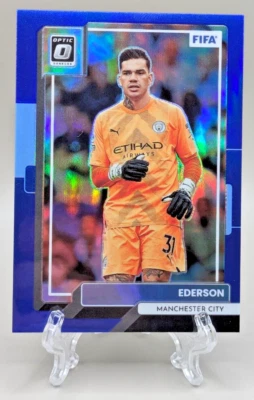 2022-23 Donruss FIFA - Ederson #159 Optic Blue Prizm SSP /99 Manchester City - Imagem 1 de 4