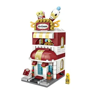 Street View Ice Cream Store LOZ Diamond Building Blocks iBlock Fun 1626 - Picture 1 of 3