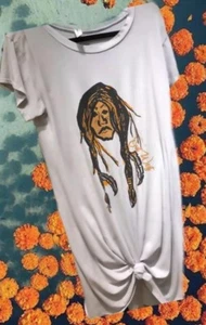 SALE!!! Gypsy Junkies Out West graues T-Shirt-Kleid NEU - Bild 1 von 2