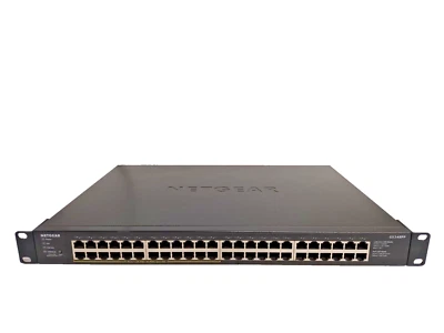 Netgear GS348PP 48 Port Gigabit Ethernet Switch with Ear rack VAT Inc - Image 1 of 4