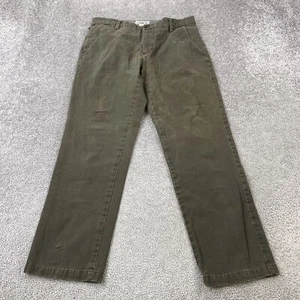 Dockers Slim Tapered Pants Men's 30x30 Green Casual Cotton Blend - Picture 1 of 14