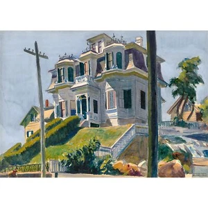 Edward Hopper, Haskell's House, 1924, 100% Cotton Art Paper, A1 Size - Picture 1 of 10