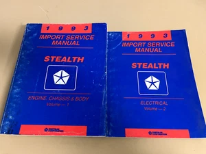 Dodge Stealth 1993 manual de servicio de fábrica juego de 2 volúmenes - Imagen 1 de 7