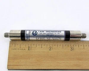 3-1/4" Lark Engineering SF356-40-4AA/C Tubular Bandpass Filter SMA Female - Picture 1 of 4