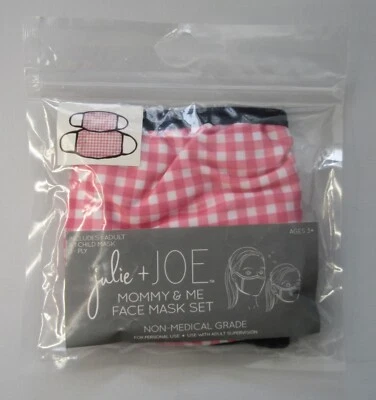 [New] Julie + Joe Mommy and Me Face Mask Set of 3 Masks - Image 1 of 2