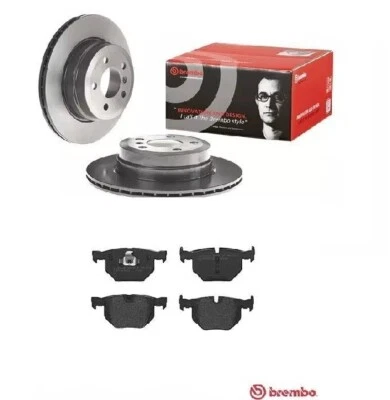 Discos e pastilhas de freio traseiras Brembo para BMW X5 X6 (discos ventilados de 320 mm) - Imagem 1 de 3
