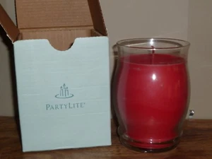 PartyLite Country Apple Best Burn Barrel Jar Candle 11.4 oz ~ Pre-Owned ~ NIB - Picture 1 of 4