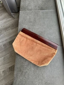 Diesel vintage Corduroy light brown clutch handbag - Picture 1 of 10