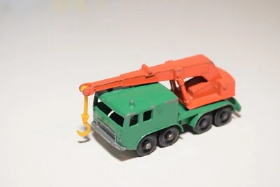 A43 1:60 MATCHBOX LESNEY 30 8 WHEEL CRANE TRUCK GREEN EXCELLENT CONDITION 2 - Image 1 of 4