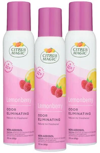 Citrus Magic Natural Odor Eliminating Air Freshener Spray, Lemon Berry, 3 Pack - Picture 1 of 1