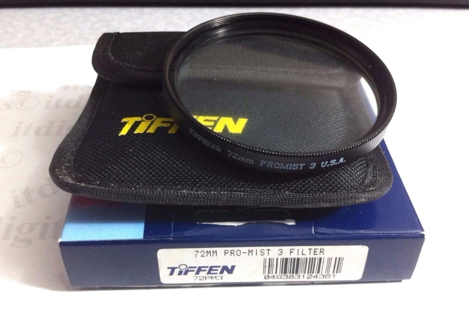72mm TIFFEN 72PM3 Pro-Mist 3 Filter Lens Filter OEM Genuine USA 72 mm New - Image 1 of 4