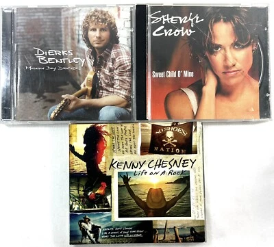 Lot Of 3 Country CDs Sheryl Crow Kenny Chesney Dierks Bentley - Image 1 of 3