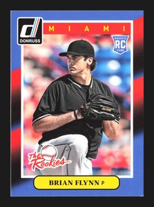 2014 Panini Donruss Baseball "The Rookies" MLB RC #37 Brian Flynn The Rookies
