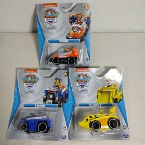 Lot Of 3 Paw Patrol True Metal Diecast Vehicles Zuma Chase And Rubble - Picture 1 of 7