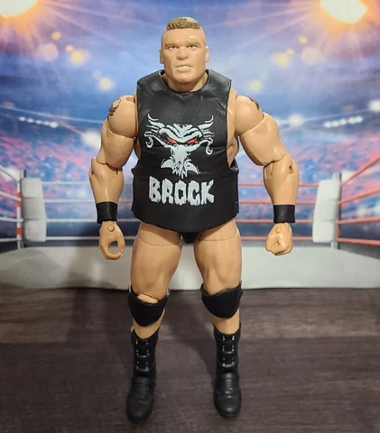 WWE Mattel Elite BROCK LESNAR Wrestling Figure Ringside Collectibles Exclusive Cover