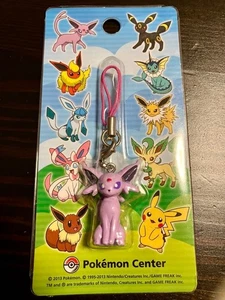 Pokemon Center 2013 Espeon Figure Strap Mascotte Portachiavi Giappone Esclusivo Limitato - Foto 1 di 12