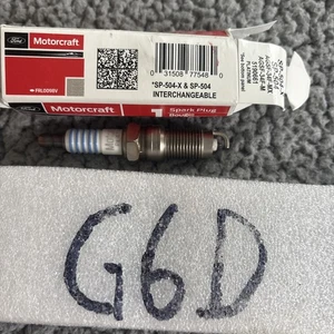 Motorcraft SP-504-X SP-504 (AGSF-34F-MX) PLATINUM SHORT STYLE SPARKPLUGS - Picture 1 of 2