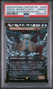 Jenova, Ancient Calamity (Borderless) Final Fantasy Foil PSA 10 MTG - Picture 1 of 2