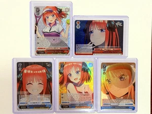 Quintessential Quintuplets- Declaration of War Over Love, Nino Nakano RRR/SR (5) - Picture 1 of 12