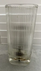 Barattolo quadrifoglio vintage Waring frullatore vetro Pyrex a coste con lama e coperchio - Foto 1 di 4