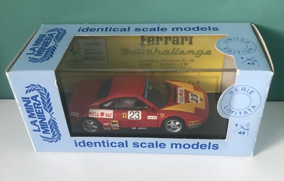 Die Cast 1/43 Modellino Auto Bang FERRARI 348 CHALLENGE 1993 LA MINI MINIERA - Immagine 1 di 1