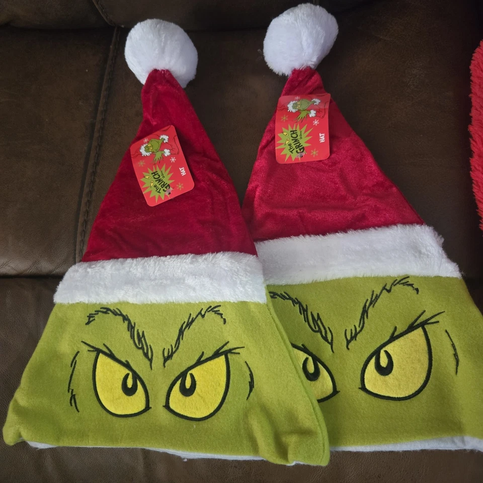 The Grinch Christmas Stocking Cap Hat Fitted One Size