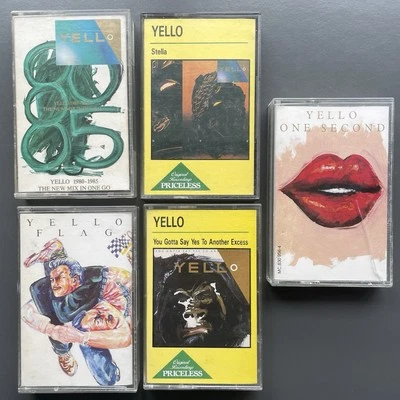 Yello - 5 x Cassette Tapes Lot. Stella, Flag, one second… Great Condition - Image 1 of 4
