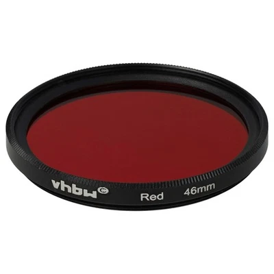 VHBW Filtre couleur rouge objectif 46mm