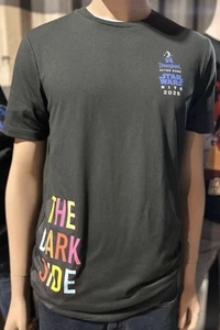 New 2025 Disneyland Star Wars Night The Dark Side Black Shirt Sz Large - Picture 1 of 2