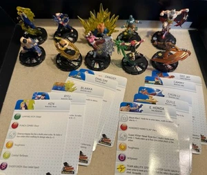 Heroclix Street Fighter Common and Uncommon set #1-18 - Picture 1 of 2