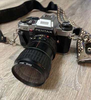 Pentax Program Plus 35mm SLR Film Camera w/ Hoya 58 mm  Lens WORKs - Image 1 of 4